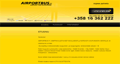 Desktop Screenshot of airportbus.fi